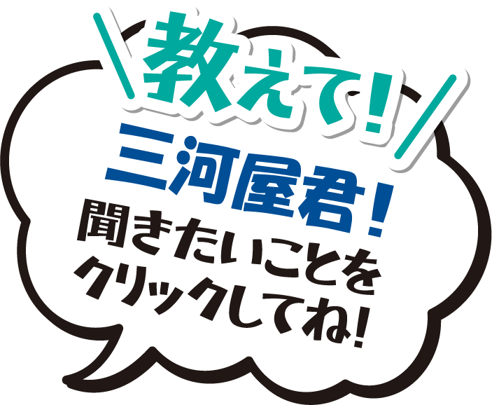教えて三河屋くん！